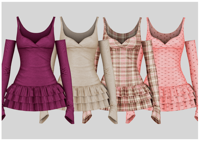 Галерея мода Платье Cotton Dress #1